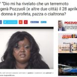 La «pastora brasiliana» che ha predetto la distruzione di Pozzuoli è una falsa profetessa