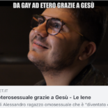 Sul servizio delle iene “Da Gay a etero grazie a Gesù” che coinvolge la chiesa Parola della grazia